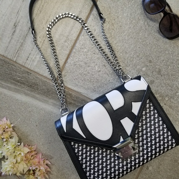 NWT Whitney Graphic-Logo Smooth Leather Bag - Picture 1 of 7